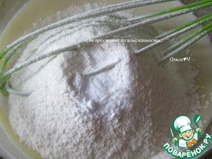 Имбирный пирог с грушами