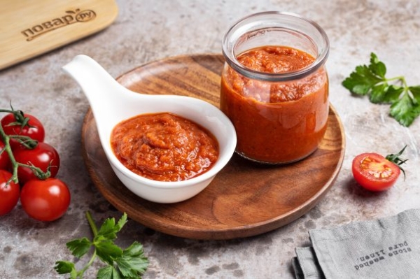 Соус "Демиглас" из овощей Соус "Демиглас" из овощей