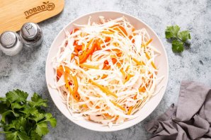 Капуста с перцем на зиму Капуста с перцем на зиму