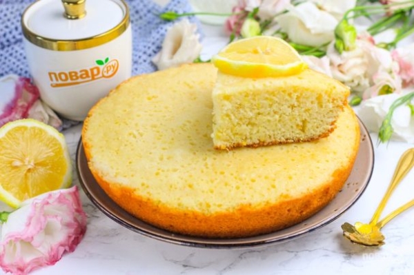 Сочный лимонный пирог Сочный лимонный пирог
