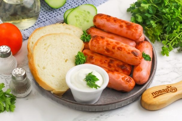 Сосиски в аэрогриле Сосиски в аэрогриле