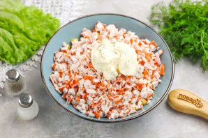 Крабовый салат "Белая лошадь"