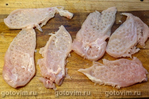 Куриные отбивные с горчицей и сметаной на сковороде Куриные отбивные с горчицей и сметаной на сковороде