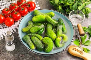 Хрустящие огурчики с горчицей