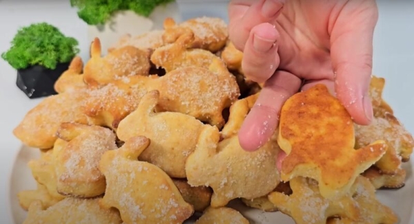 Творожное печенье «Пушистый кролик» — выпечка за 15 минут. «Пасхальные Зайки» без дрожжей и масла Творожное печенье «Пушистый кролик» — выпечка за 15 минут. «Пасхальные Зайки» без дрожжей и масла