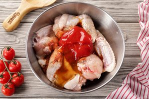 Куриные крылышки барбекю Куриные крылышки барбекю