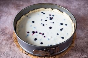 Черничный пирог с творогом Черничный пирог с творогом