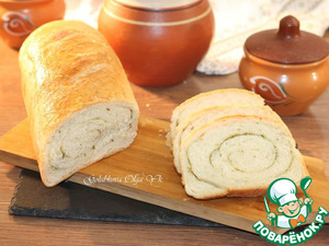 Хлеб из слоеного теста с травами Хлеб из слоеного теста с травами