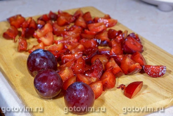 Сливовый пирог с посыпкой Сливовый пирог с посыпкой