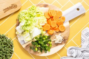 Суп из пекинской капусты