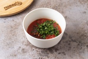 Томатный соус с имбирем Томатный соус с имбирем