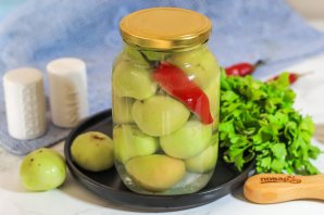 Малосольные зеленые помидоры Малосольные зеленые помидоры