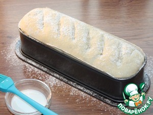 Белый хлеб домашней выпечки