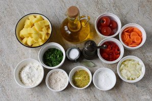 Постный суп с галушками