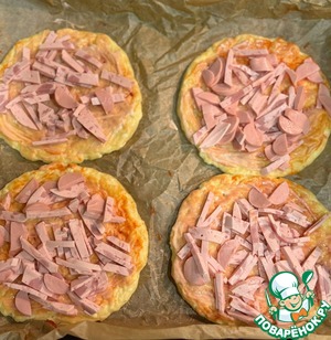 Мини пиццы на творожной основе Мини пиццы на творожной основе