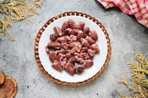 Сердечки куриные на мангале Сердечки куриные на мангале