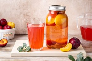 Компот из абрикосов и слив Компот из абрикосов и слив