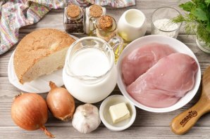 Куриные биточки в сливочном соусе Куриные биточки в сливочном соусе