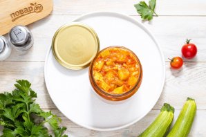 Кабачки в томате на зиму