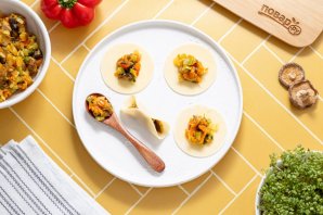 Овощные дамплинги Овощные дамплинги