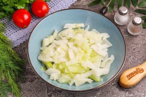 Салат из вареной капусты Салат из вареной капусты