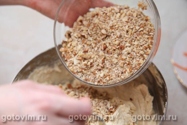 Морковный кекс с орехами Морковный кекс с орехами