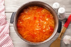 Постные щи в мультиварке Постные щи в мультиварке