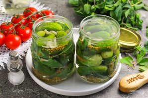 Хрустящие огурчики с горчицей