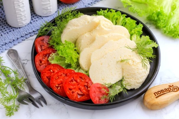 Сыр из козьего молока с яйцом Сыр из козьего молока с яйцом