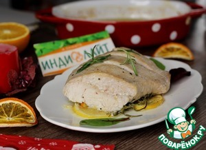 Филе грудки индейки в апельсиновом соусе