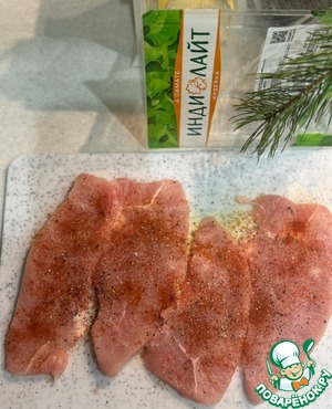 Филе индейки под шубкой Филе индейки под шубкой