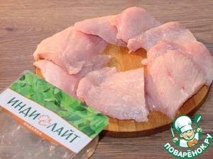 Филе индейки в картофельной шубке Филе индейки в картофельной шубке