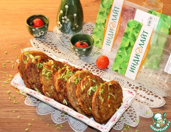 Филе индейки в картофельной шубке Филе индейки в картофельной шубке