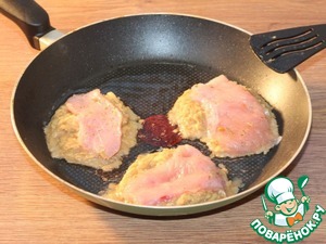 Филе индейки в картофельной шубке Филе индейки в картофельной шубке