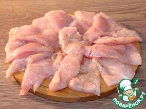 Филе индейки в картофельной шубке Филе индейки в картофельной шубке