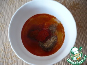 Филе индейки в медово-горчичном маринаде Филе индейки в медово-горчичном маринаде