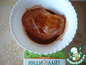 Филе индейки в медово-горчичном маринаде Филе индейки в медово-горчичном маринаде