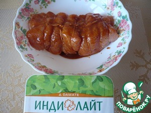 Филе индейки в медово-горчичном маринаде Филе индейки в медово-горчичном маринаде