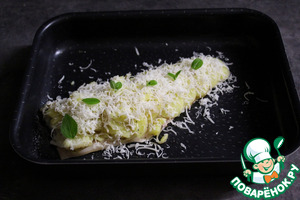 Филе сибаса под чешуёй из картофеля Филе сибаса под чешуёй из картофеля