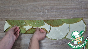 Фисташковый блинный торт