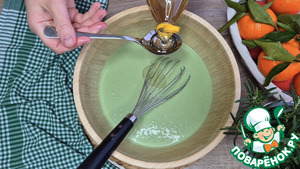 Фисташковый блинный торт