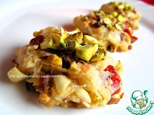 Флорентийское печенье с фисташками