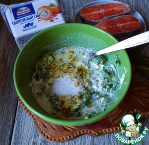 Форель с цветной капустой и шпинатом Форель с цветной капустой и шпинатом