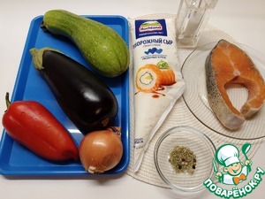 Форель с творожным сыром