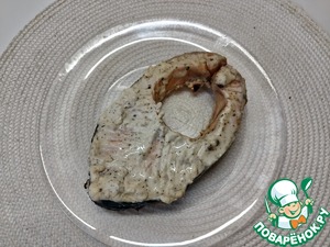 Форель с творожным сыром