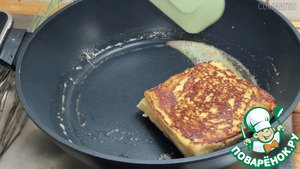 Французский тост с бананом Французский тост с бананом