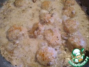 Фрикадельки в грибном соусе Фрикадельки в грибном соусе