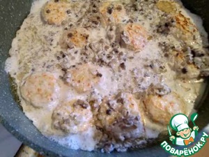 Фрикадельки в грибном соусе Фрикадельки в грибном соусе