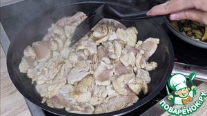 Фрикасе из цуккини и курицы Фрикасе из цуккини и курицы