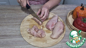 Фрикасе из цуккини и курицы Фрикасе из цуккини и курицы